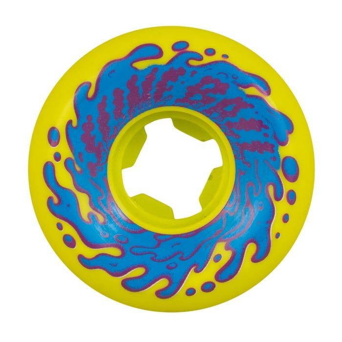 Santa Cruz Skateboards Slime Balls Wheels Double Take Vomit Mini 97A yellow / black 4szt. (53mm)