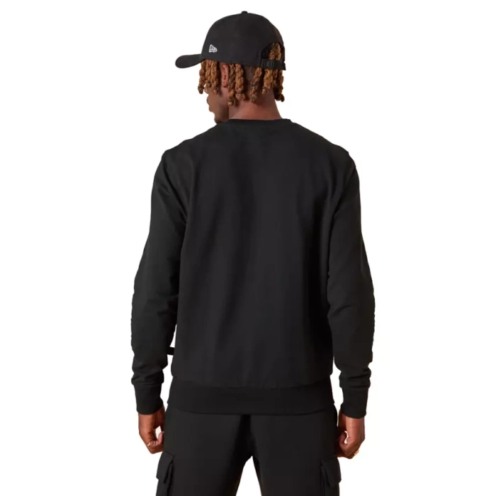 New Era bluza męska Washed Graphic NBA Brooklyn Nets black