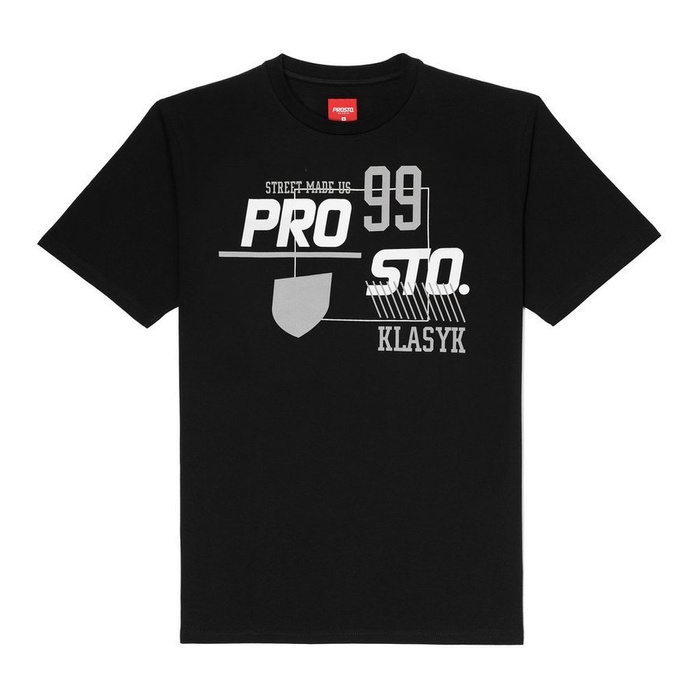 Koszulka męska Prosto Klasyk t-shirt Kat black