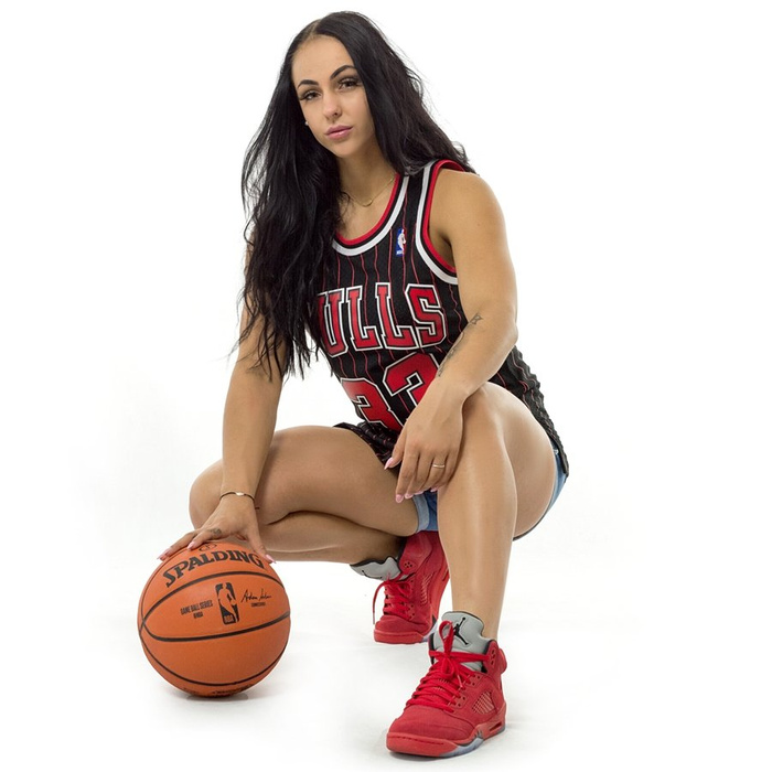 Koszulka damska Mitchell and Ness swingman jersey Chicago Bulls Scottie Pippen black / red