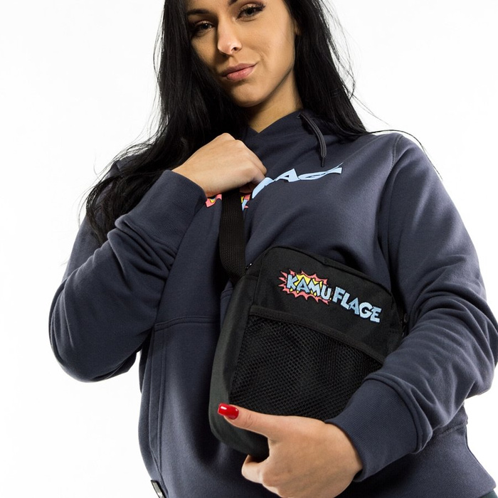 Bluza damska z kapturem Kamuflage* hoodie Comic graphite