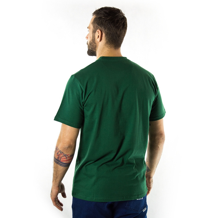 Koszulka męska Prosto Klasyk t-shirt Logout dark green