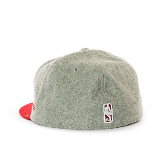 Czapka z daszkiem New Era fitted 59FIFTY Chicago Bulls grey / red