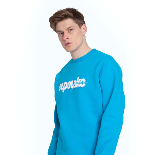 El Polako sweatshirt crewneck 3D Line blue