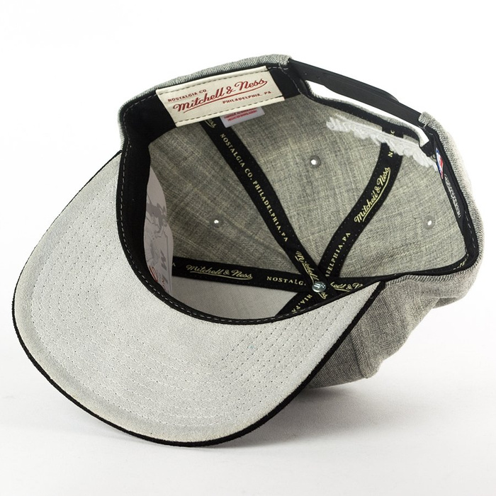 Mitchell and Ness snapback Heather Micro Toronto Raptors grey heather / black