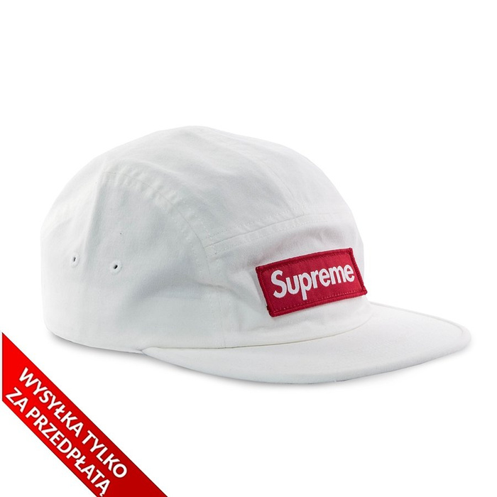 Czapka z daszkiem Supreme 5-panel Military Camp Cap white