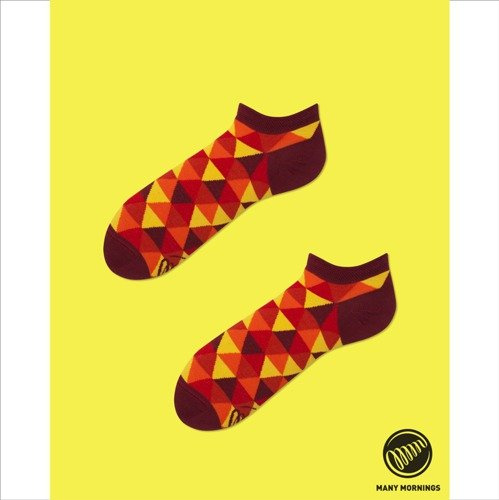 Skarpety Many Mornings socks Flame Triangles Low multicolor