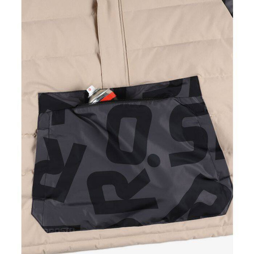 Prosto Klasyk kurtka zimowa męska Puff Anorak beige