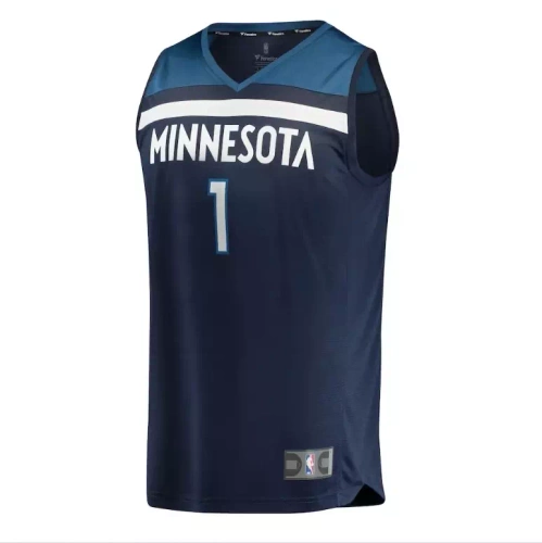 Fanatics Replica Jersey NBA Icon Edition Minnesota Timberwolves Anthony Edwards navy (Youth Collection)