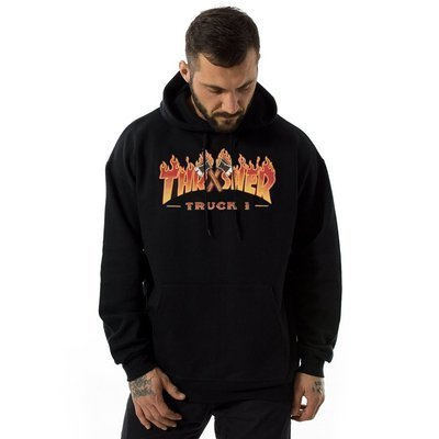 Thrasher Magazine sweatshirt hoody Truck black