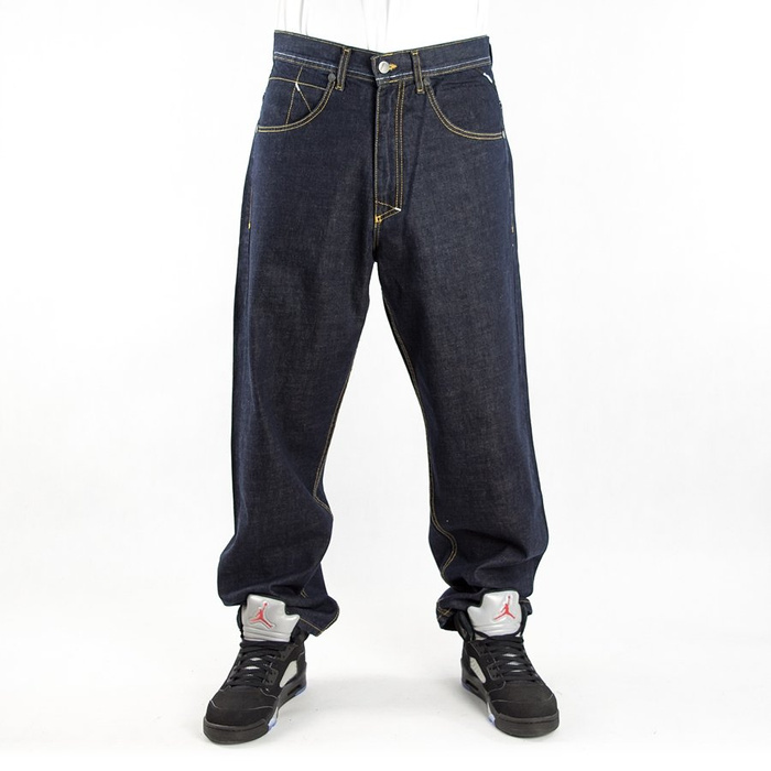 Spodnie Mass Denim jeans Phat Camo baggy fit rinse