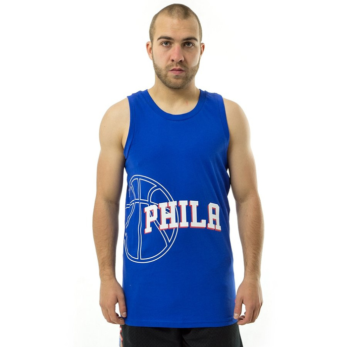 New Era tank top NBA Graphic Philadelphia 76ers blue