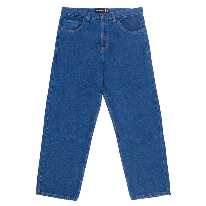 Kamuflage* spodnie unisex Baggy Jeans Biggie dark blue 