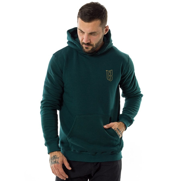Bluza męska BOR hoody Outline Classic bottle green
