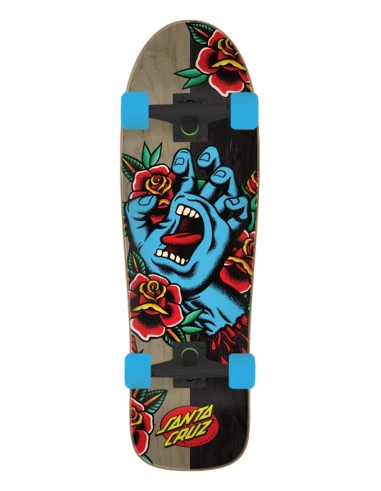 Santa Cruz Skateboards Cruiser Skateboard Screaming Flash 9.7" x 31.7"