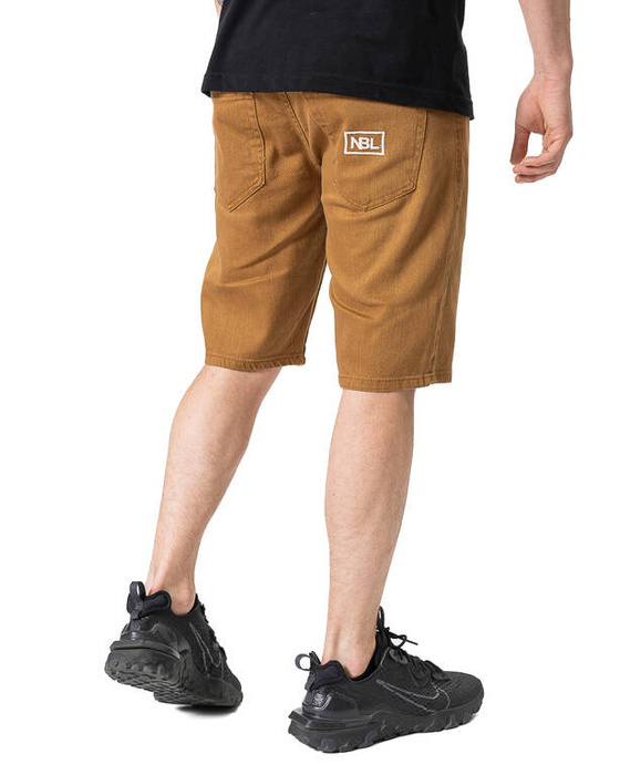 NewBadLine krótkie spodnie męskie materiałowe Icon 3932 brown