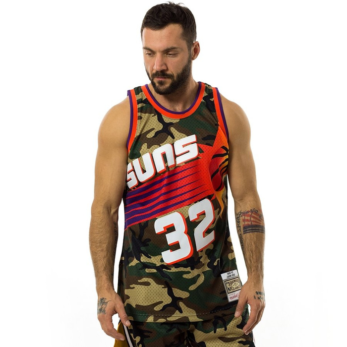 Mitchell and Ness swingman jersey Camo QS Phoenix Suns - Jason Kidd woodland camo