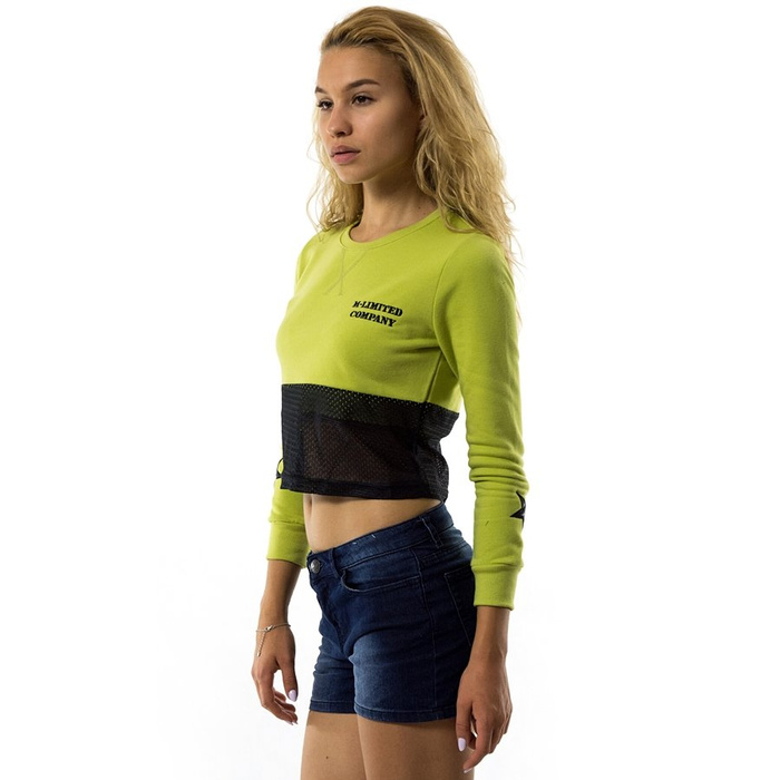 MLimited bluza damska Short Sweatshirt WMNS Company olive-black