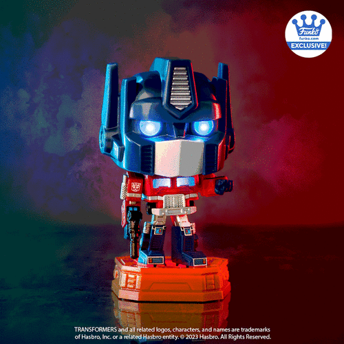Funko Pop figurka kolekcjonerska Transfomers Lights nad Sounds Optimus Prime (exclusive)