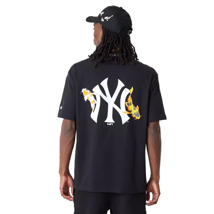 New Era koszulka męska Fish Graphic MLB New York Yankees black