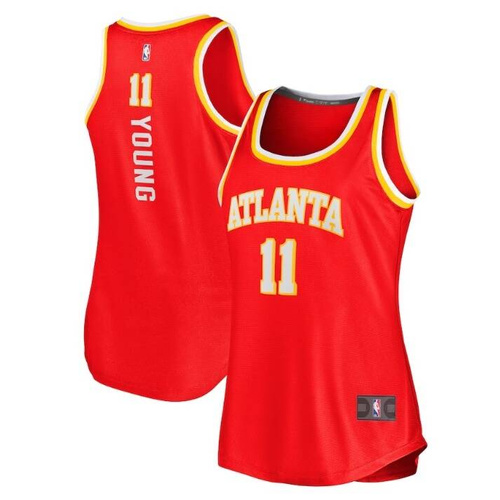 Fanatics koszulka koszykarska damska Women's Fast Break Team Tank Jersey Icon Edition NBA Atlanta Hawks Trae Young red