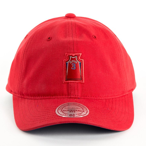 Czapka Mitchell and Ness strapback Small Jersey Philadelphia 76ers Allen Iverson red