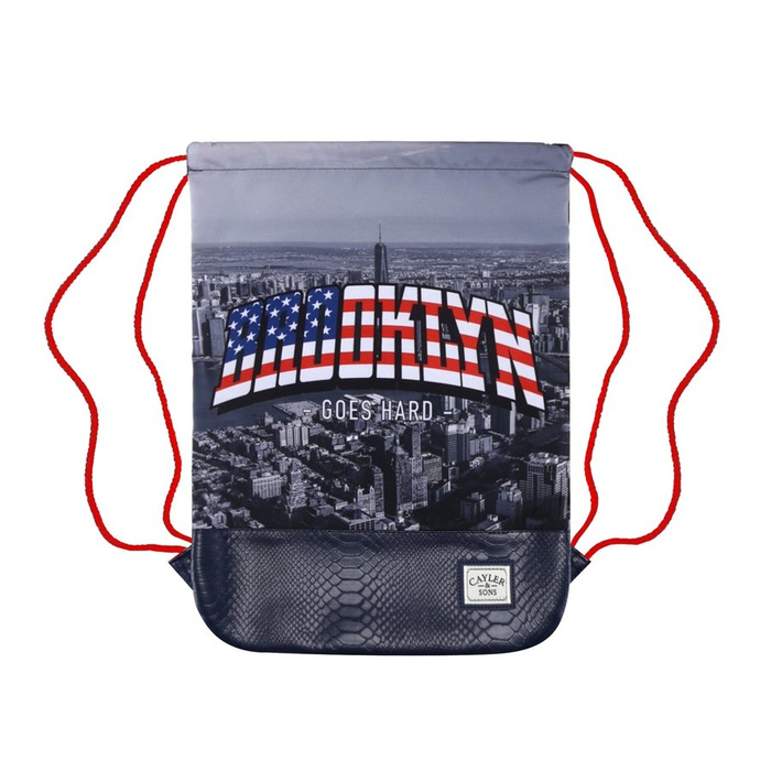 Cayler and Sons gymbag WL Crooklyn Skyline navy / red / mc