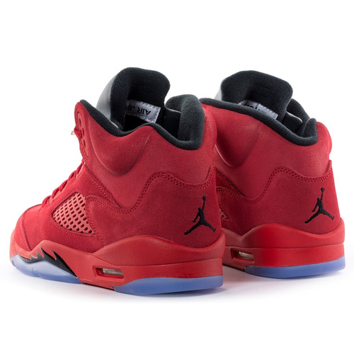 Jordan V Retro BG Red Suede university red / black (440888-602)