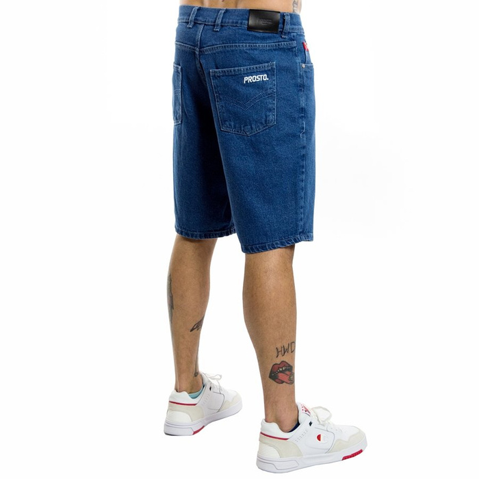 Krótkie spodnie jeansowe Prosto Klasyk shorts baggy fit Maket blue
