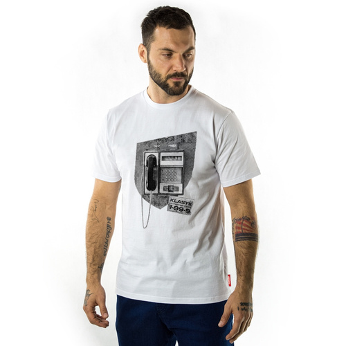 Prosto Klasyk Koszulka męska t-shirt Callme white