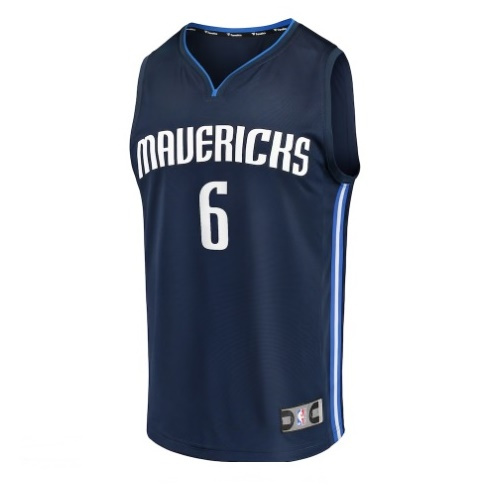 Fanatics koszulka koszykarska Replica Jersey NBA Statement Edition Dallas Mavericks Kristaps Porzingis navy
