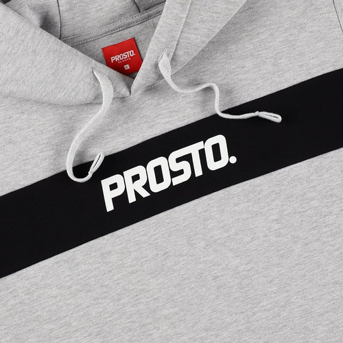 Prosto Klasyk sweatshirt hoodie Stripez grey
