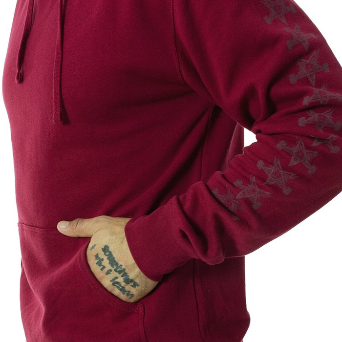 Bluza męska Thrasher X Independent hoody Pentagram Cross red N