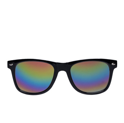 NewBadLine okulary przeciwsłoneczne Classic black flash - holo mirror 01-185