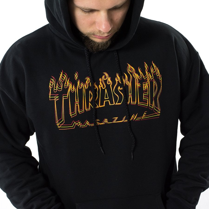 Bluza męska Thrasher hoody Richter black