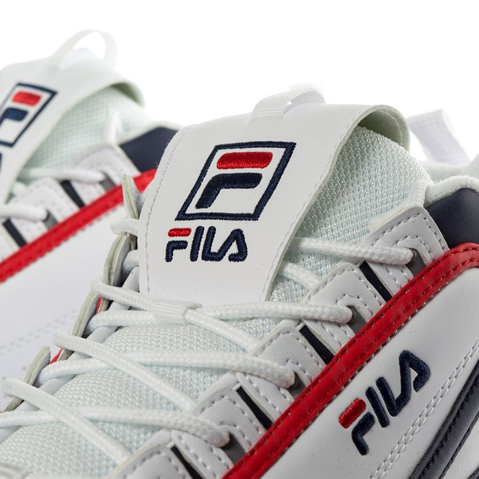 Buty męskie Fila Disruptor CB Low white / fila navy / fila red (1010575.01M)