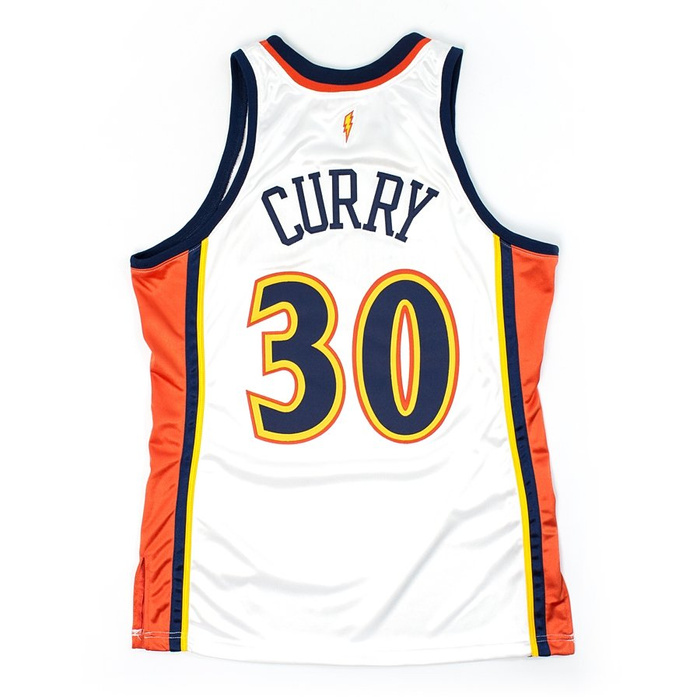 Mitchell and Ness authentic jersey HWC Golden State Warriors Stephen Curry 2009-10 white
