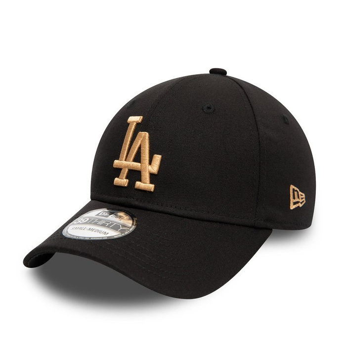 Czapka z daszkiem New Era dad cap 39THIRTY MLB Essential League Los Angeles Dodgers black / gold