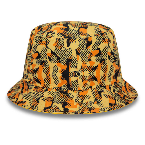 New Era Camo McLaren Racing Bucket Hat yellow
