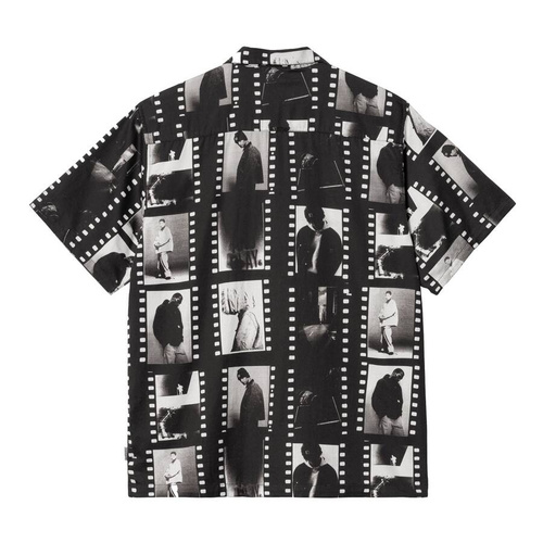 Carhartt WIP koszula męska Photo Strip Shirt black / white
