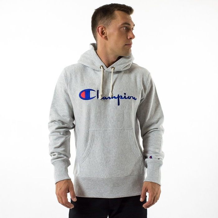 Bluza Champion hoody Reverse Weave grey (210967/S18/EM004)