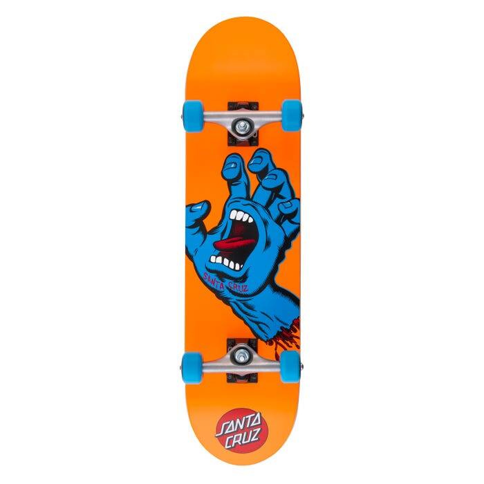 Santa Cruz Skateboards skateboard Screaming Hand Mid orange 7,8" x 31"