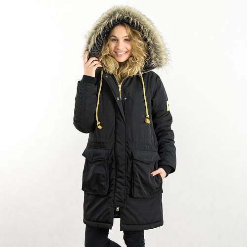 Kurtka Prosto jacket WMNS Parka Fur black