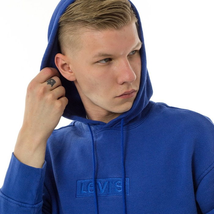 Levi's® Skateboarding sweatshirt hoody Relaxed Graphic Hoodie SSNL Babytab Tec royal blue (72632-0013)