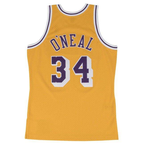 Mitchell and Ness Swingman Jersey 2.0 HWC Los Angeles Lakers Shaquille O' Neal 1996-1997 yellow (kids collection)