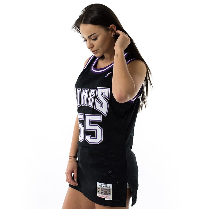 Mitchell and Ness swingman jersey 2.0 Sacrmento Kings Jason Williams black (youth collection)