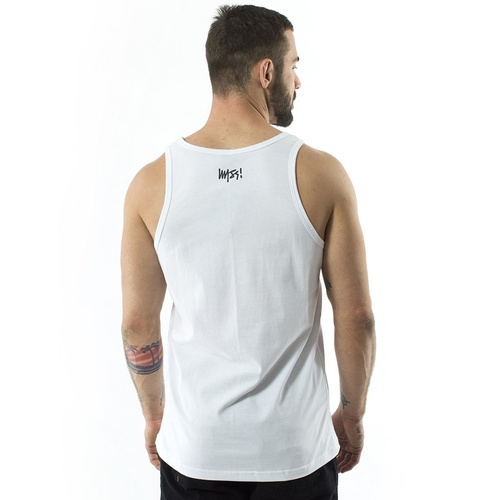Mass Denim tank top Signature white