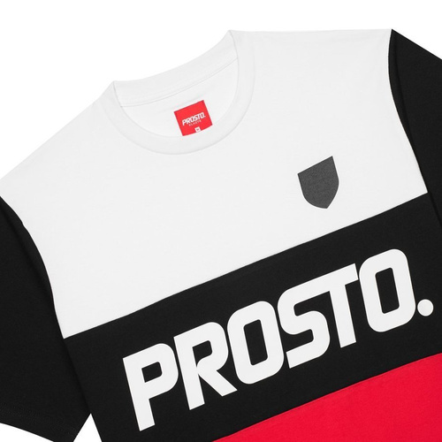 Koszulka męska Prosto Klasyk t-shirt Reyal white / red / black