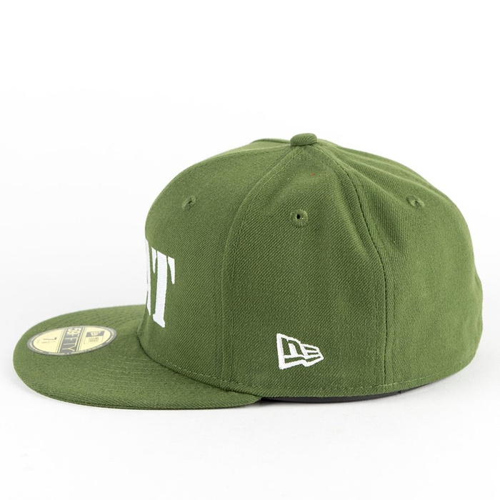 MAT Wear x New Era 59FIFTY fitted cap MAT Script olive