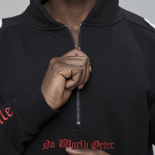 Bluza męska Cayler and Sons CSBL Order Half Zip Hoody black / red